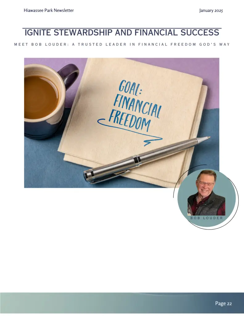 Resources: Ignite Stewardship and Financial Success: January Tips 1 Resources: Ignite Stewardship and Financial Success: January Tips 1